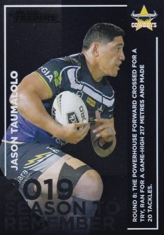2020 NRL Traders Season To Remember - SR26 Jason Taumalolo North QLD Cowboys