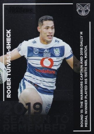 2020 NRL Traders Season To Remember - SR45 Roger Tuivasa-Sheck Warriors