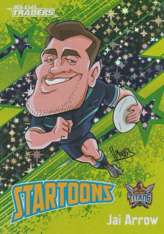 2020 NRL Traders Startoon Green - STG06 Jai Arrow Gold Coast Titans