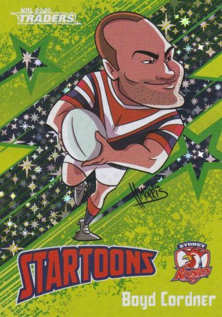 2020 NRL Traders Startoon Green - STG16 Boyd Cordner Sydney Roosters