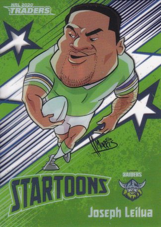 2020 NRL Traders Startoons - ST02 Joseph Leilua Canberra Raiders