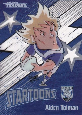 2020 NRL Traders Startoons - ST03 Aiden Tolman Canterbury Bulldogs