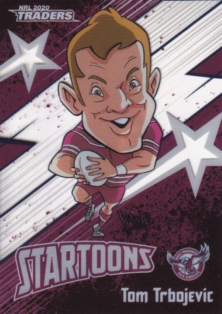 2020 NRL Traders Startoons - ST07 Tom Trbojevic Manly Sea Eagles