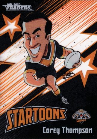 2020 NRL Traders Startoons - ST18 Corey Thompson West Tigers