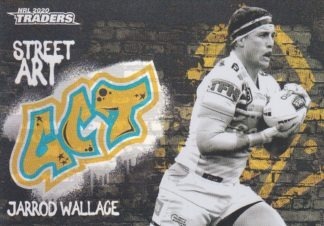 2020 NRL Traders Street Art Black - SABK05 Jarrod Wallace Gold Coast Titans