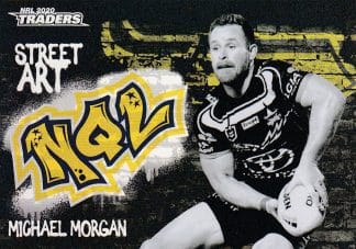 2020 NRL Traders Street Art Black - SABK09 Michael Morgan North QLD Cowboys