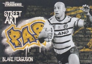 2020 NRL Traders Street Art Black - SABK10 Blake Ferguson Parramatta Eels