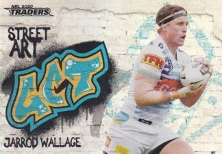 2020 NRL Traders Street Art - SA05 Jarrod Wallace Gold Coast Titans