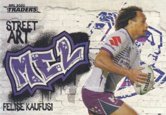 2020 NRL Traders Street Art - SA07 Felise Kaufusi Melbourne Storm