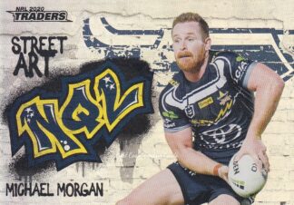 2020 NRL Traders Street Art - SA09 Michael Morgan North QLD Cowboys
