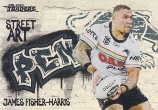 2020 NRL Traders Street Art - SA11 James Fisher-Harris Penrith Panthers