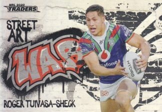 2020 NRL Traders Street Art - SA15 Roger Tuivasa-Sheck Warriors