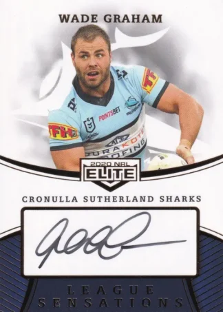 2020 NRL Elite League Sensations Signature - LS04 Wade Graham Cronulla Sharks