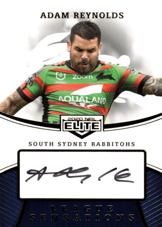 2020 NRL Elite League Sensations Signature - LS12 Adam Reynolds South Sydney Rabbitohs