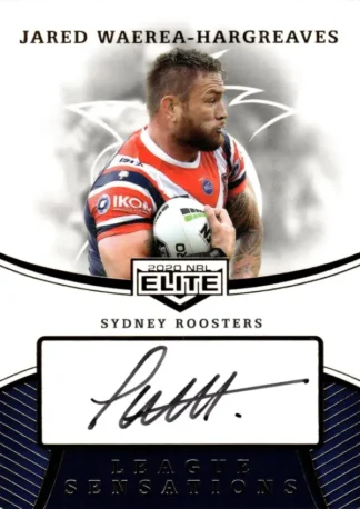 2020 NRL Elite League Sensations Signature - LS14 Jared Waerea-Hargreaves Sydney Roosters