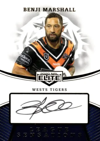 2020 NRL Elite League Sensations Signature - LS16 Benji Marshall Wests Tigers
