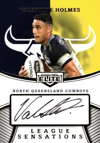 2020 NRL Elite League Sensations Signature Team - LST09 Valentine Holmes North Qld Cowboys