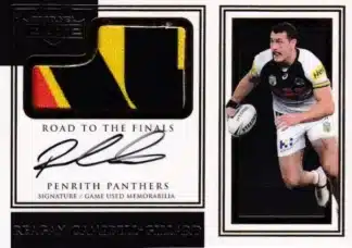 2020 NRL Elite Road To Finals Patch Signature - RFS02 Reagan Campbell-Gillard Penrith Panthers