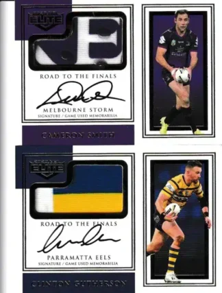 2020 NRL Elite Road To Finals Patch Signatures