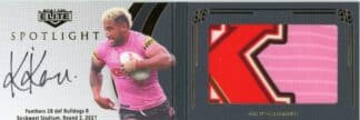 2021 NRL Elite Spotlight Jersey Patch Signature - SLS6 Viliame Kikau Penrith Panthers
