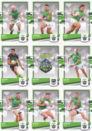 2021 NRL Elite Base Team Set - Canberra Raiders