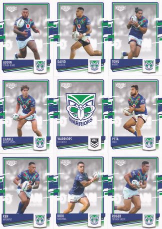 2021 NRL Elite Base Team Set - Warriors
