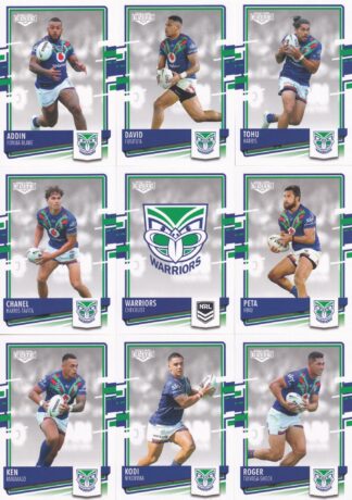 2021 NRL Elite Base Team Set - Warriors
