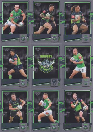 2021 NRL Elite Silver Special Team Set - Canberra Raiders