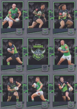 2021 NRL Elite Silver Special Team Set - Canberra Raiders