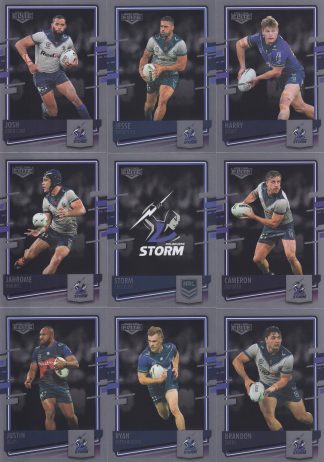 2021 NRL Elite Silver Special Team Set - Melbourne Storm