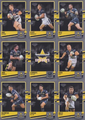 2021 NRL Elite Silver Special Team Set - North QLD Cowboys