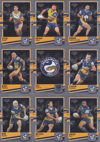 2021 NRL Elite Silver Special Team Set - Parramatta Eels