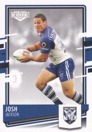 2021 NRL Elite Common Card - Base 024 Josh Jackson Canterbury Bulldogs