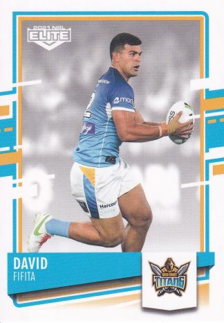 2021 NRL Elite Common Card - Base 040 David Fifita Gold Coast Titans