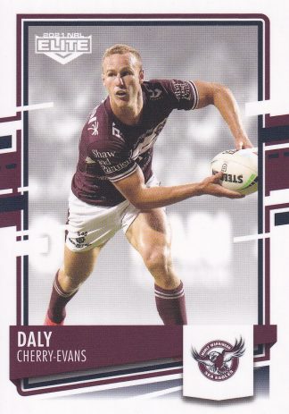 2021 NRL Elite Common Card - Base 048 Daly Cherry-Evans Manly Warringah Sea Eagles