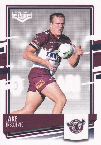 2021 NRL Elite Common Card - Base 054 Jake Trbojevic Manly Warringah Sea Eagles