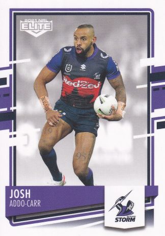 2021 NRL Elite Common Card - Base 056 Josh Addo-Carr Melbourne Storm