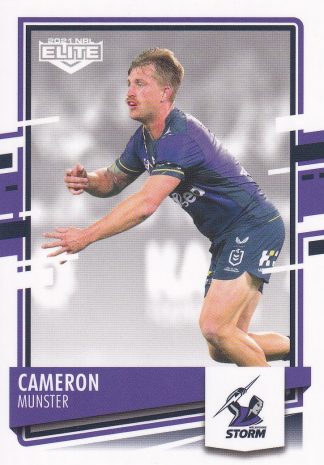 2021 NRL Elite Common Card - Base 060 Cameron Munster Melbourne Storm