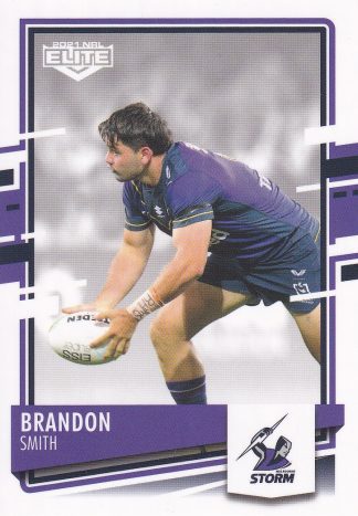 2021 NRL Elite Common Card - Base 063 Brandon Smith Melbourne Storm