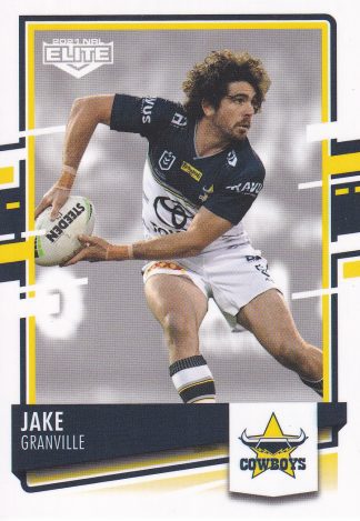 2021 NRL Elite Common Card - Base 077 Jake Granville North Queensland Cowboys