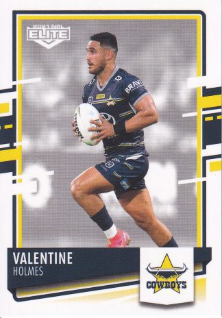 2021 NRL Elite Common Card - Base 079 Valentine Holmes North Queensland Cowboys