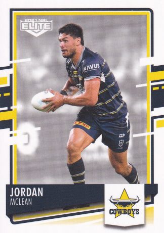 2021 NRL Elite Common Card - Base 080 Jordan McLean North Queensland Cowboys