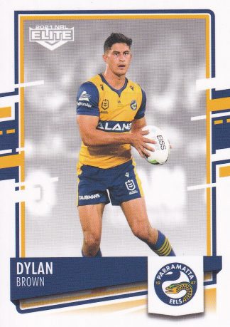 2021 NRL Elite Common Card - Base 083 Dylan Brown Parramatta Eels