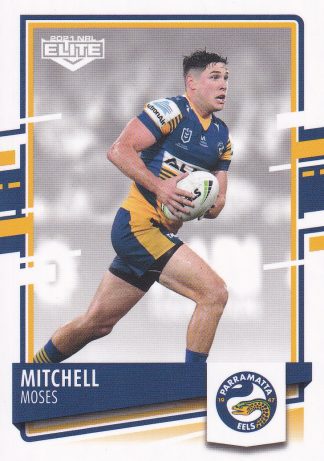 2021 NRL Elite Common Card - Base 089 Mitchell Moses Parramatta Eels
