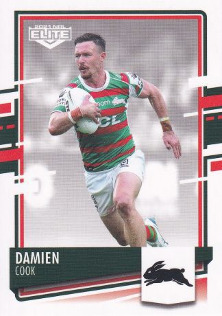 2021 NRL Elite Common Card - Base 101 Damien Cook South Sydney Rabbitohs