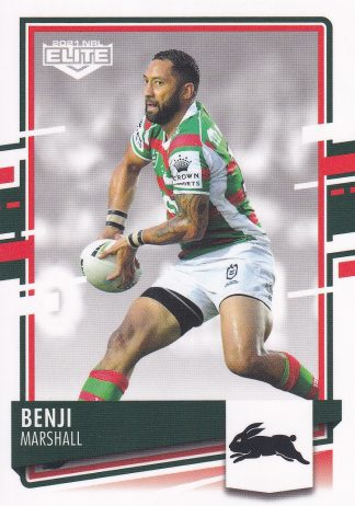 2021 NRL Elite Common Card - Base 103 Benji Marshall South Sydney Rabbitohs