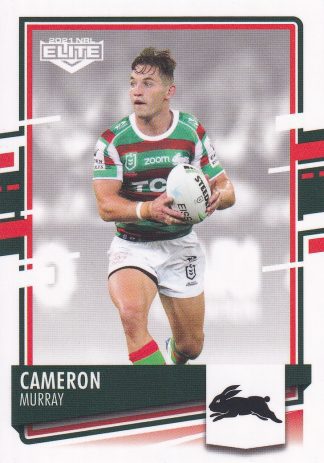 2021 NRL Elite Common Card - Base 105 Cameron Murray South Sydney Rabbitohs