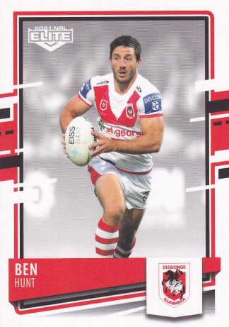 2021 NRL Elite Common Card - Base 112 Ben Hunt St George Illawarra Dragons
