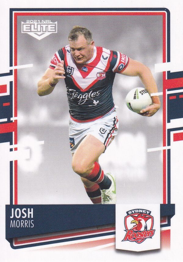 2021 NRL Elite Common Card - Base 122 Josh Morris Sydney Roosters