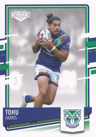 2021 NRL Elite Common Card - Base 130 Tohu Harris Warriors